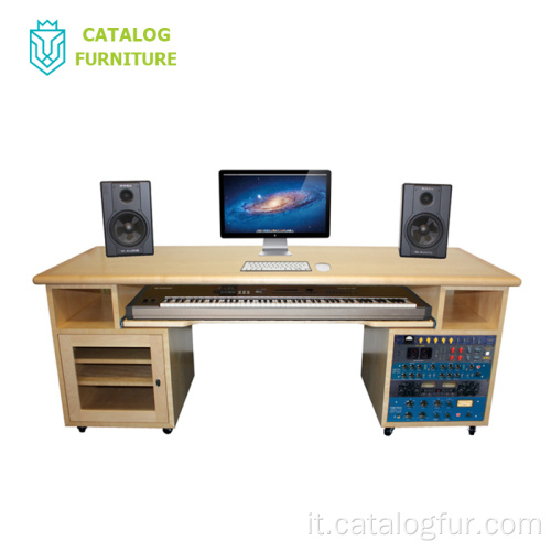 mixer audio digitale di lusso scrivania università college musica audio gratuito mobili home monitor de audio desk